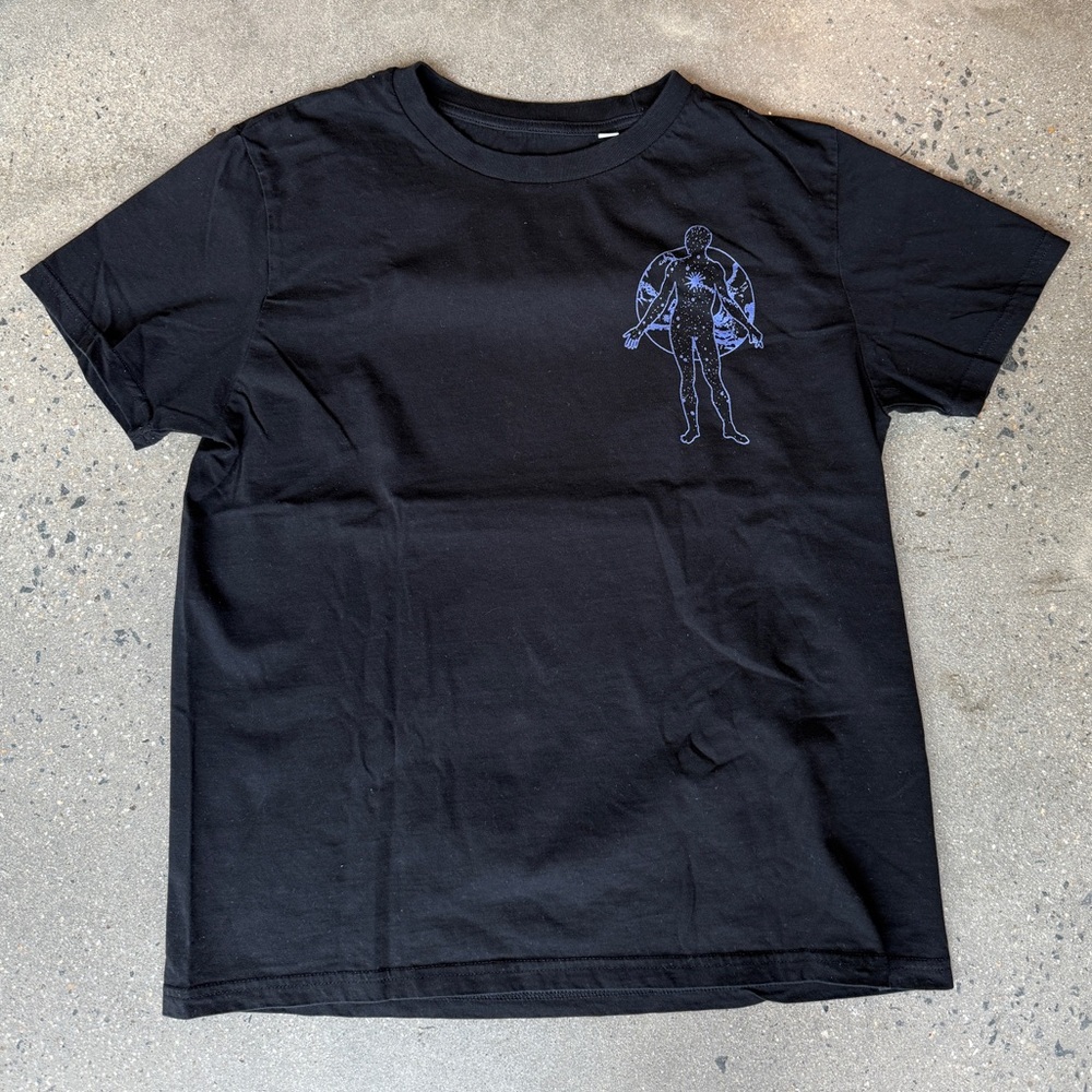 Black & Purple Graphic T-Shirt